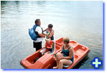 Pedal Boating on Doe Lake Ontario