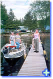 Successful fishing on Doe Lake